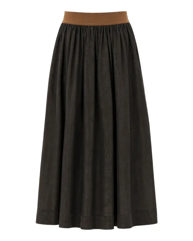 Uma Wang A-line maxi skirt - Schwarz Schwarz