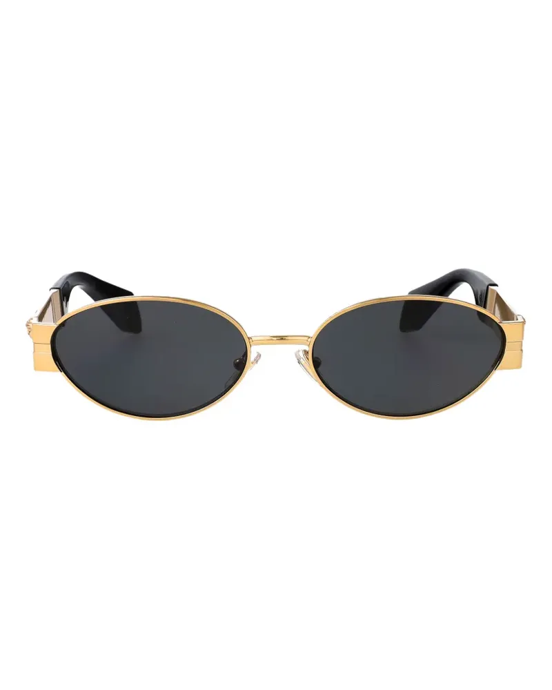 Versace Maverick oval-frame sunglasses - Gold Gold
