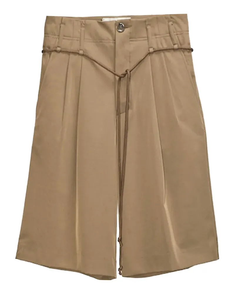 Song For The Mute double-pleated tailored shorts - Nude Nude