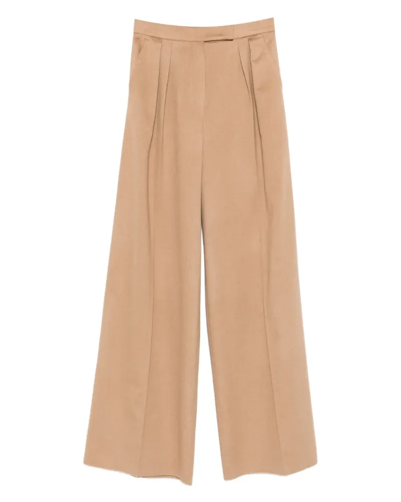 Max Mara Ori Hose mit Falten - Nude Nude