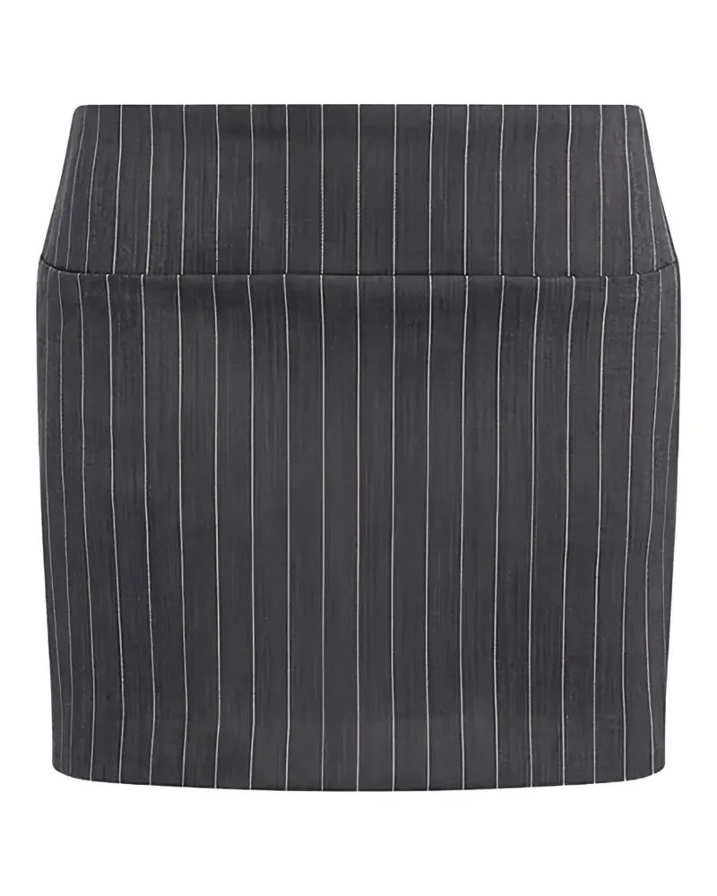 Dondup Gestreifter Minirock - Grau Grau