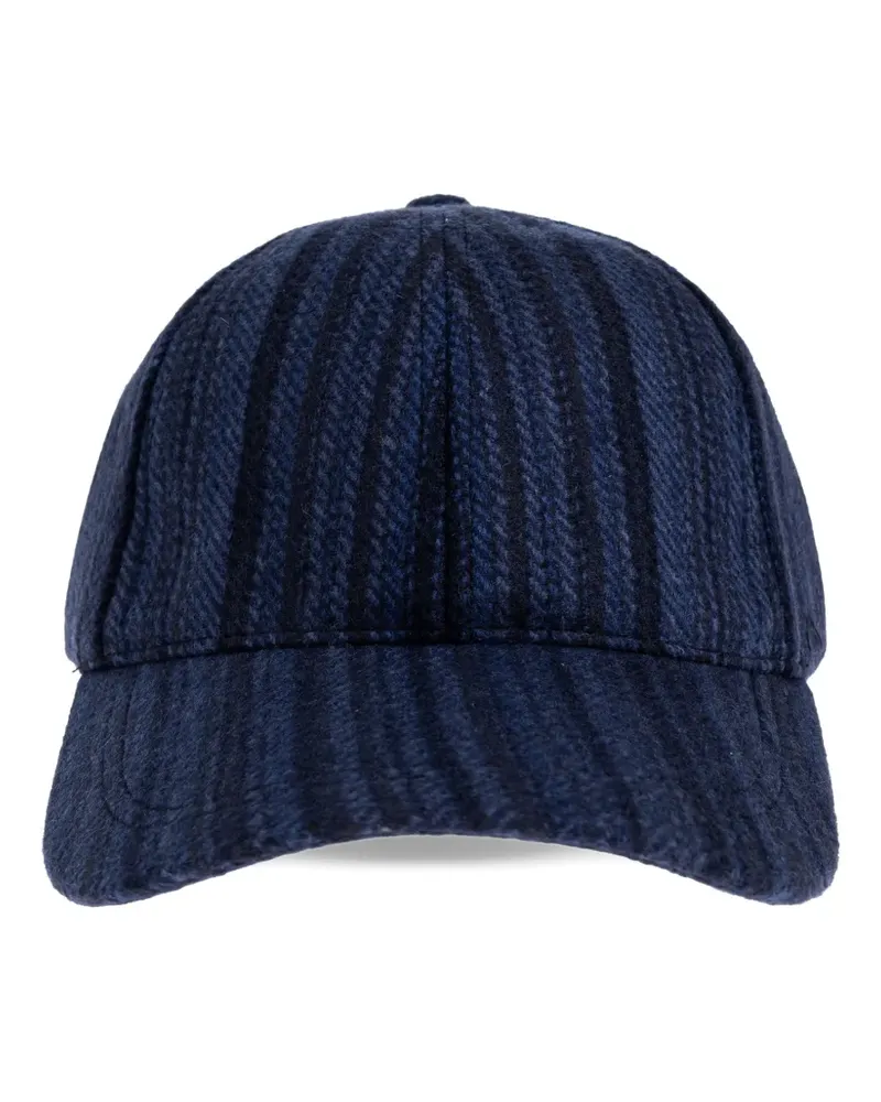 Paul Smith striped baseball cap - Blau Blau