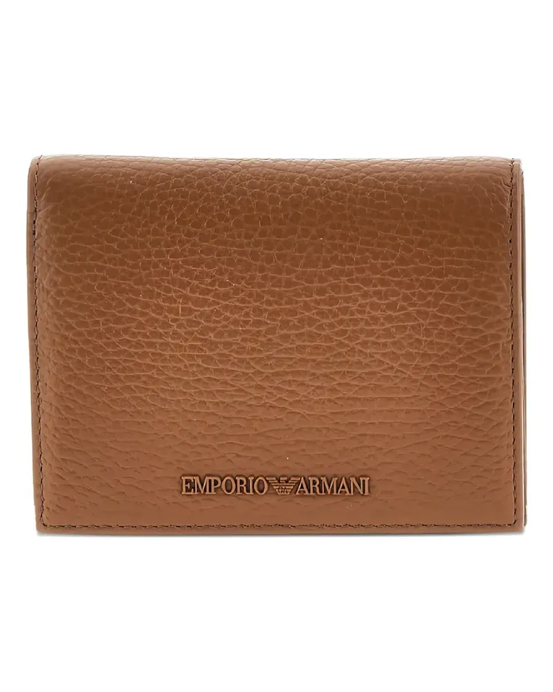 Emporio Armani textured wallet - Braun Braun