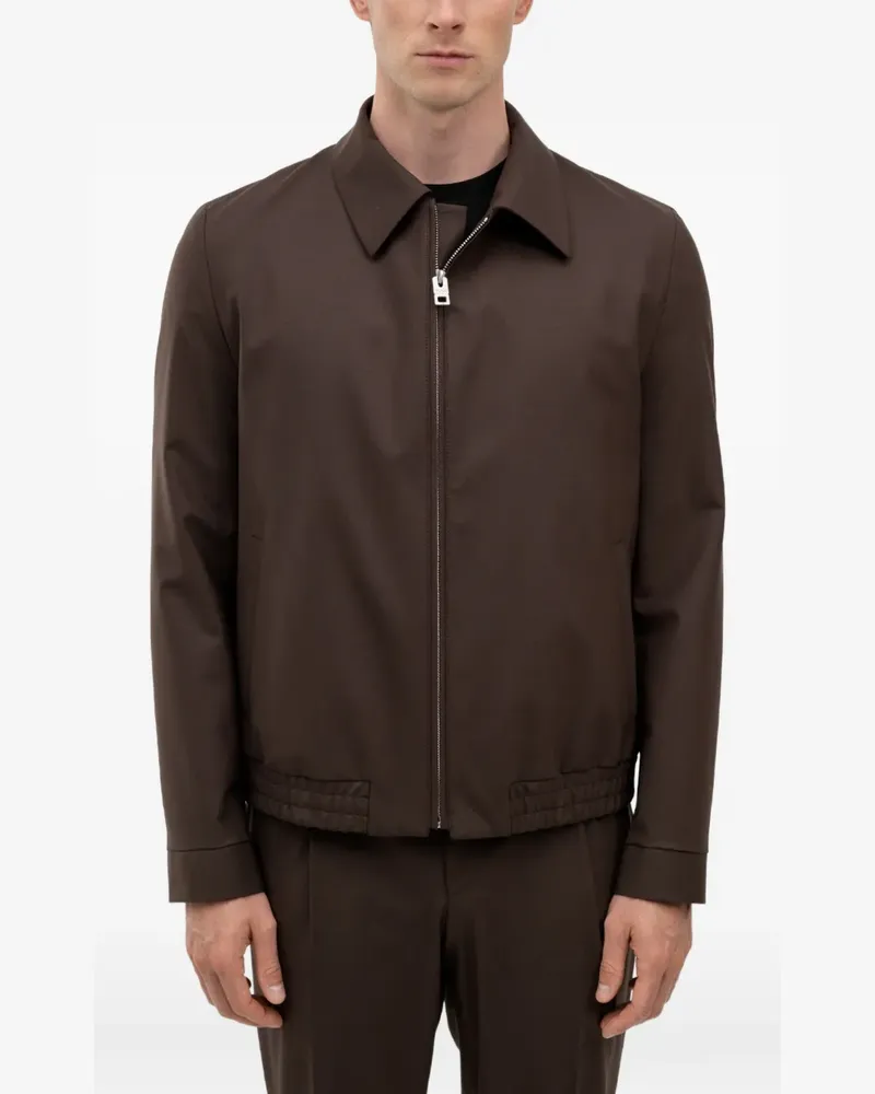 HUGO BOSS zip-up jacket - Braun Braun