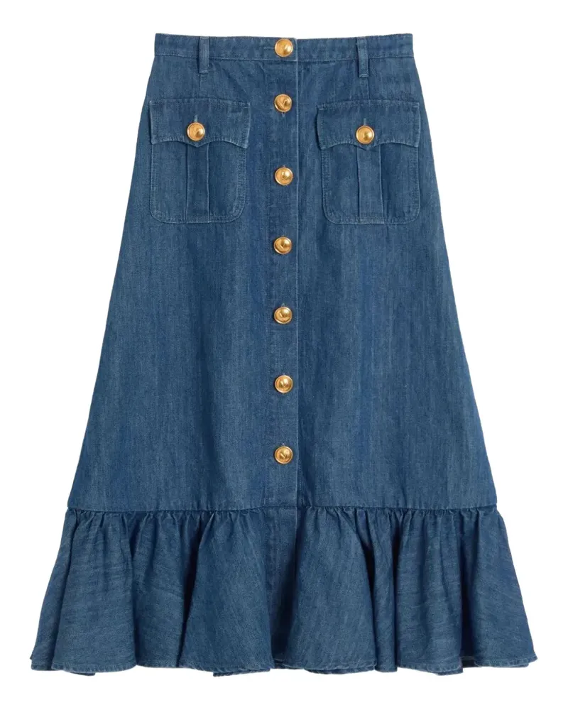 Valentino Garavani Leichter Jeansrock - Blau Blau