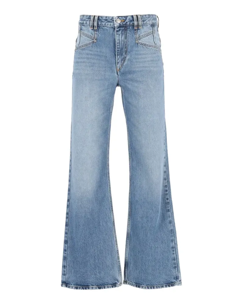 Isabel Marant Belvia-GZ straight-leg jeans - Blau Blau
