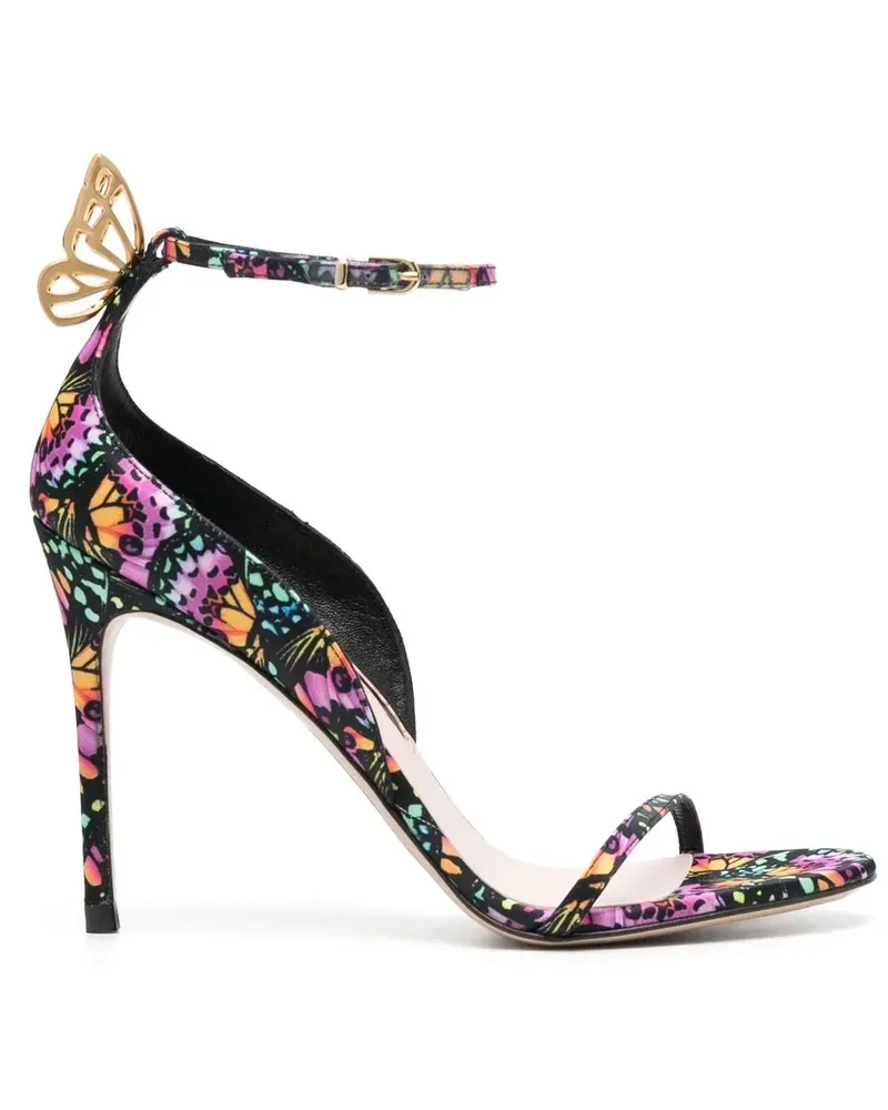 Sophia Webster Mariposa Sandalen - Schwarz Schwarz