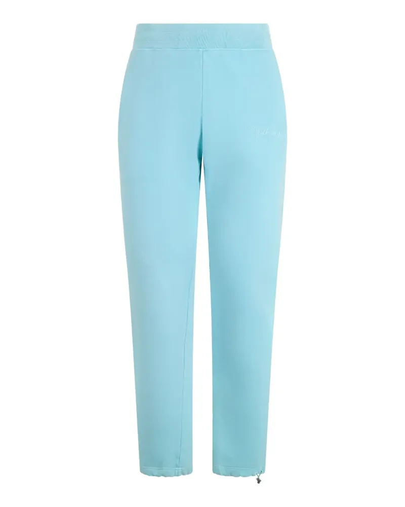Moschino drawstring-hem track pants - Blau Blau
