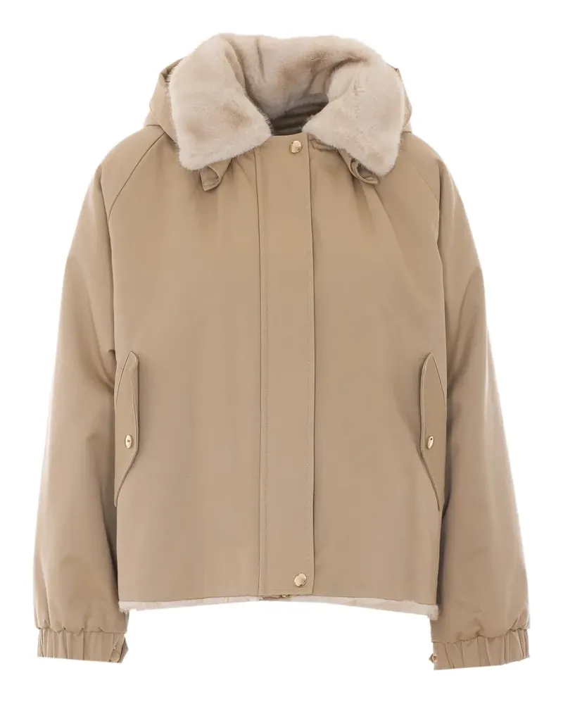 Bully reversible hooded parka - Nude Nude