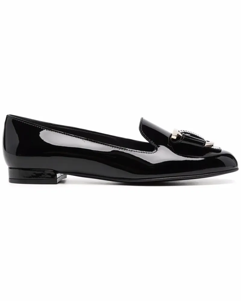 Ferragamo Gancini Loafer - Schwarz Schwarz