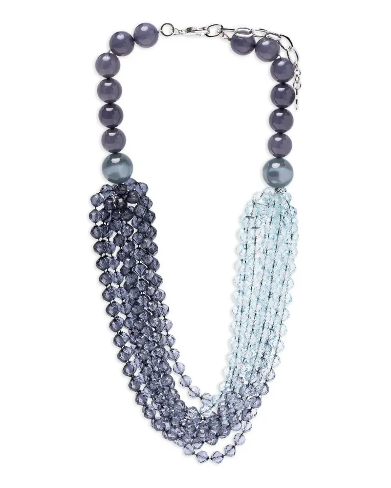 Emporio Armani beaded necklace - Blau Blau