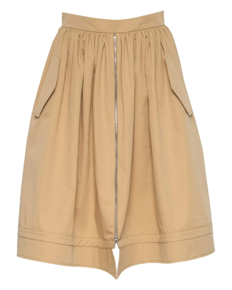 pushBUTTON Zweifarbige Shorts - Nude Nude