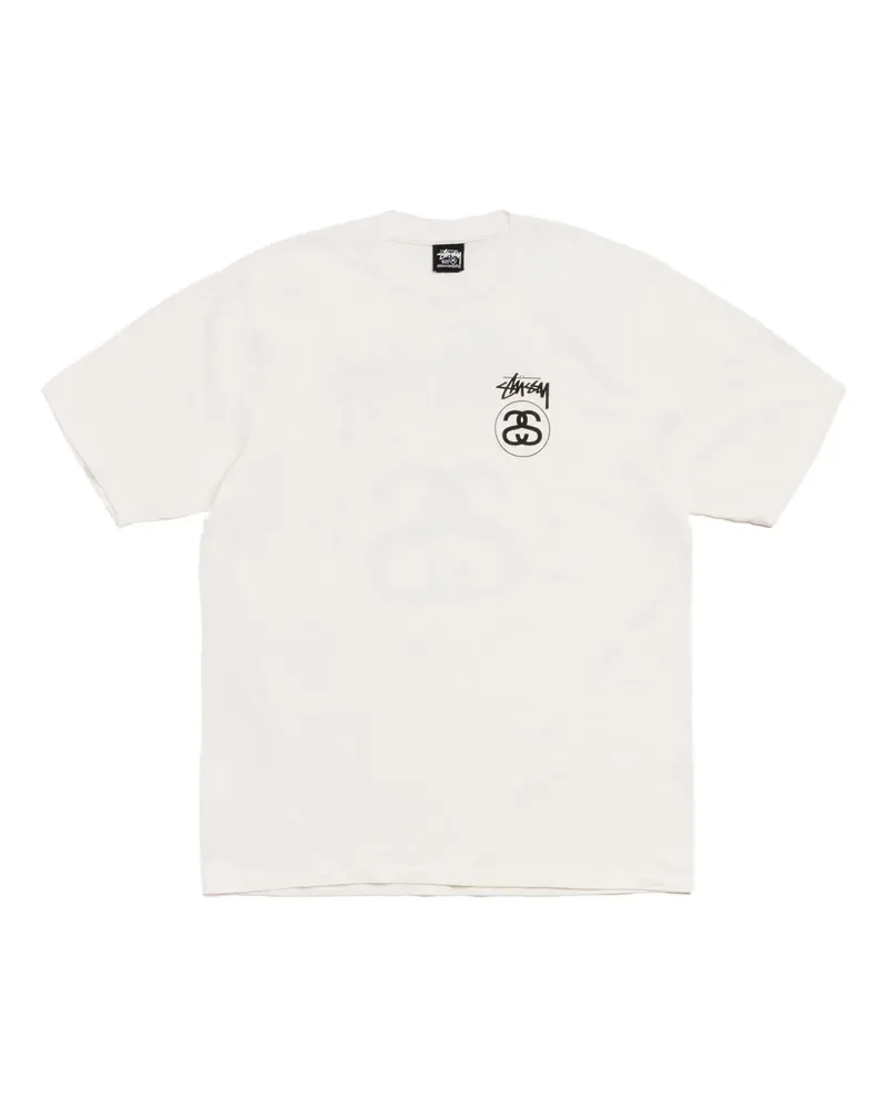 Stüssy cotton graphic T-shirt - Weiß Weiß
