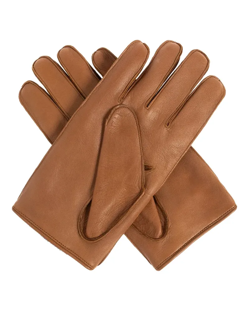 Giorgio Armani cutout gloves - Nude Nude