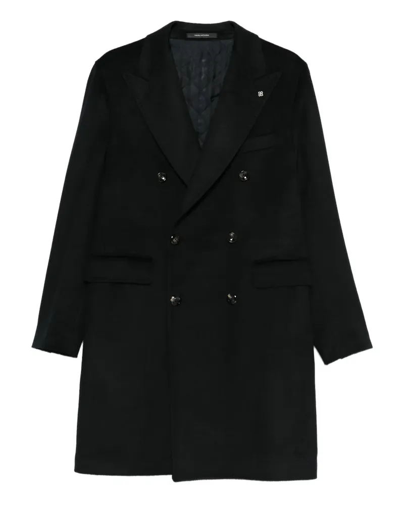 Tagliatore Doppelreihiger Mantel - Schwarz Schwarz