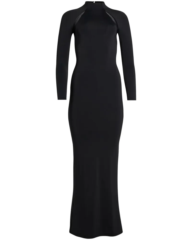 SER.O.YA Krystal Maxikleid - Schwarz Schwarz
