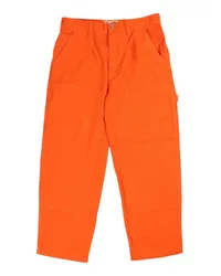 Stüssy Work cotton trousers Orange