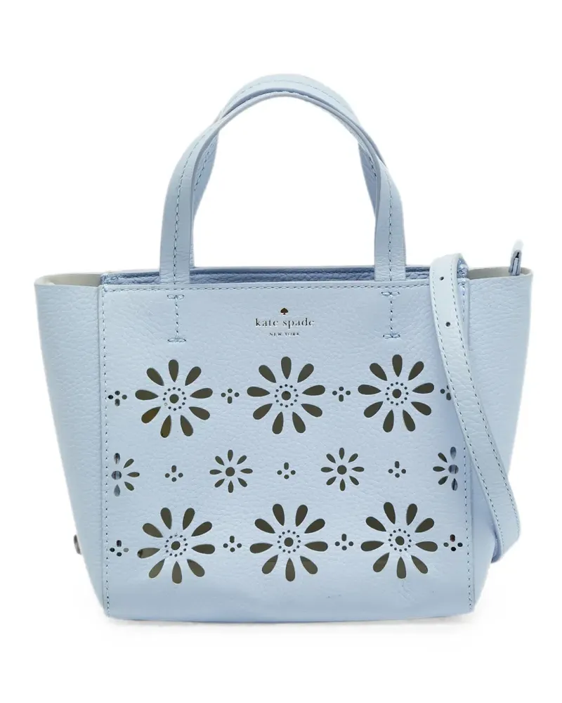 Kate Spade Faye Drive Hallie Tote Bag mit Laser-Cut - Blau Blau
