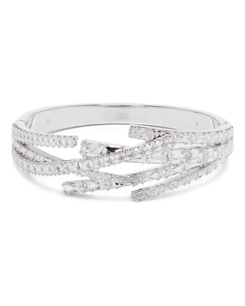 Swarovski Matrix rhodiniertes Armband mit Kristallen - Silber Silber