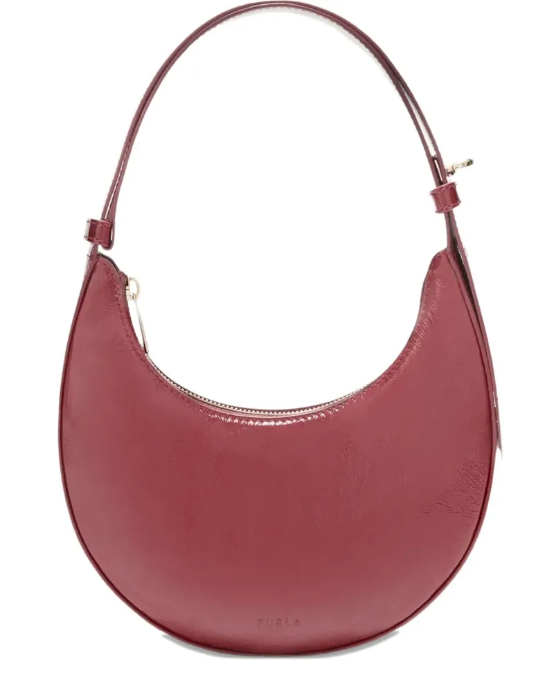 Furla Crescent Schultertasche mit Henkel - Rot Rot