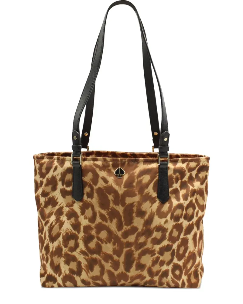 Kate Spade Taylor leopard-print tote bag - Braun Braun