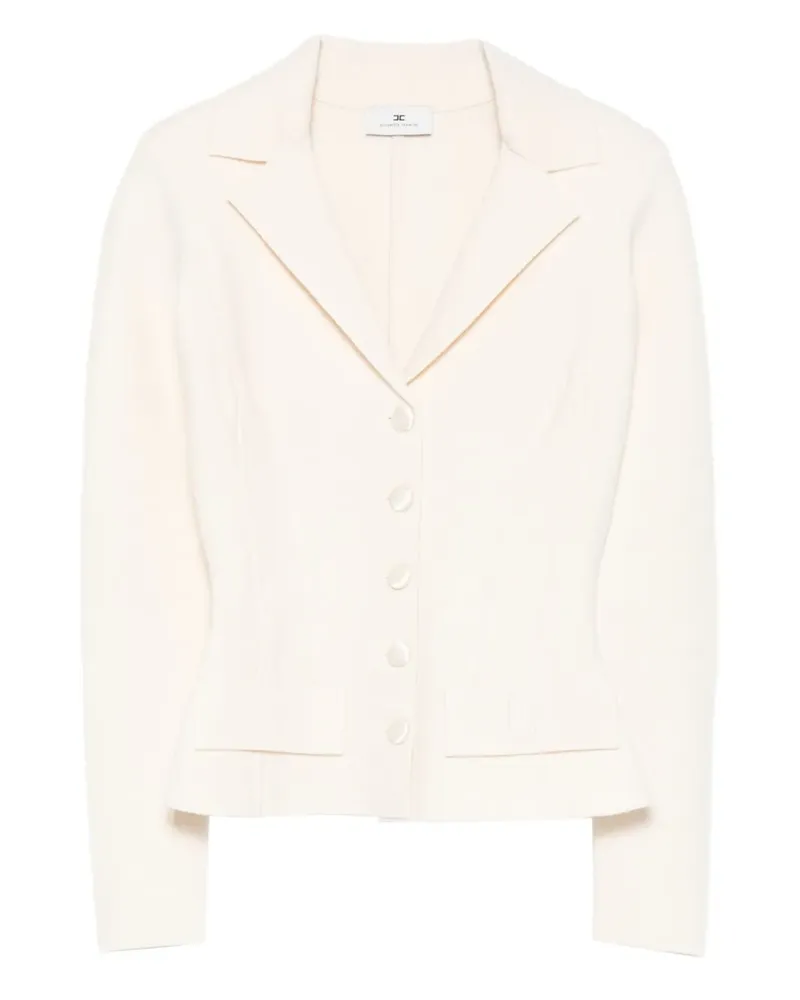 Elisabetta Franchi Schmale Jacke - Nude Nude