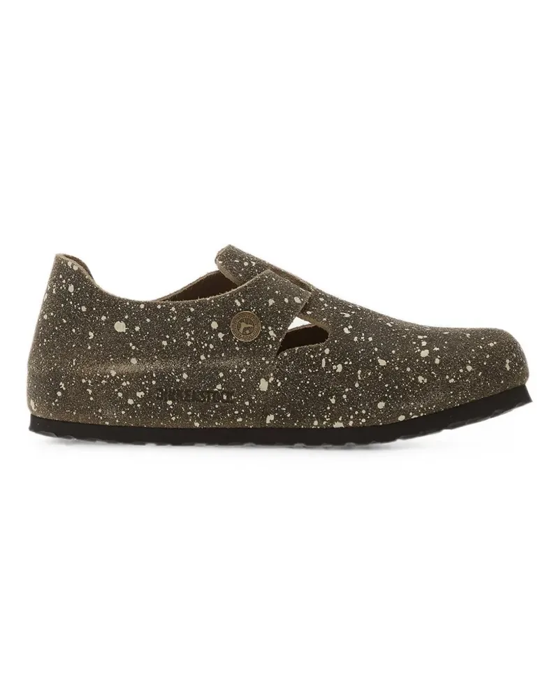 Birkenstock London The Artist Sneakers mit Farbklecks-Print - Braun Braun