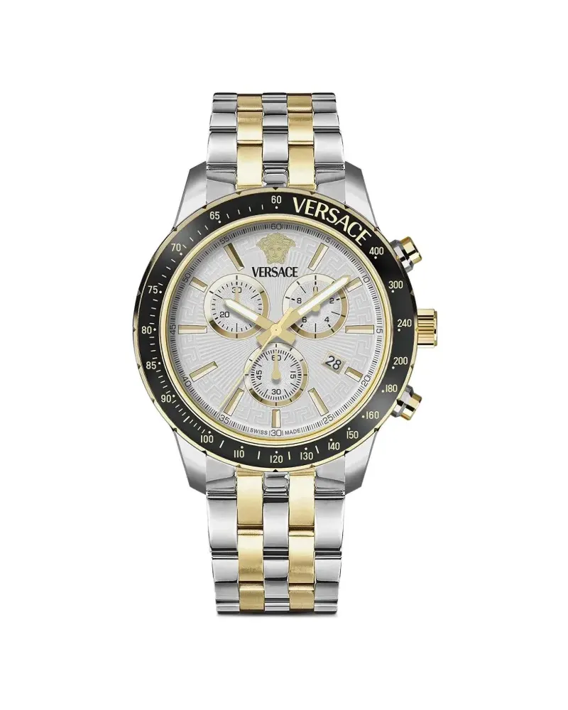 Versace Sport Chrono 44mm - Silber Silber