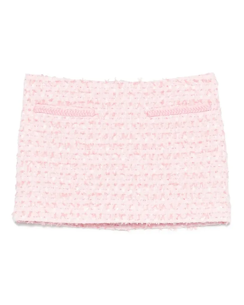 Rowen Rose Minirock aus Tweed - Rosa Rosa