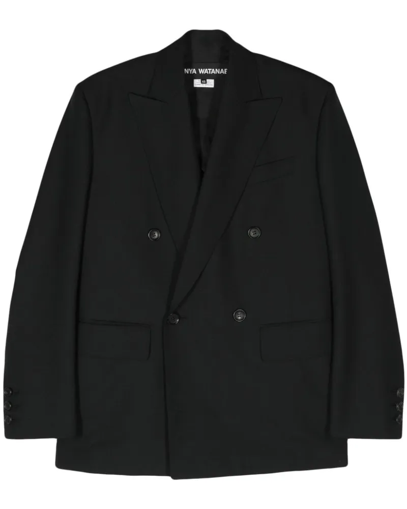 Junya Watanabe Blazer mit offenem Rücken - Schwarz Schwarz
