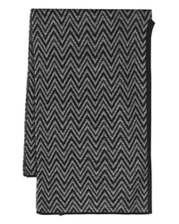 Missoni Schal mit Intarsien-Motiv Schwarz