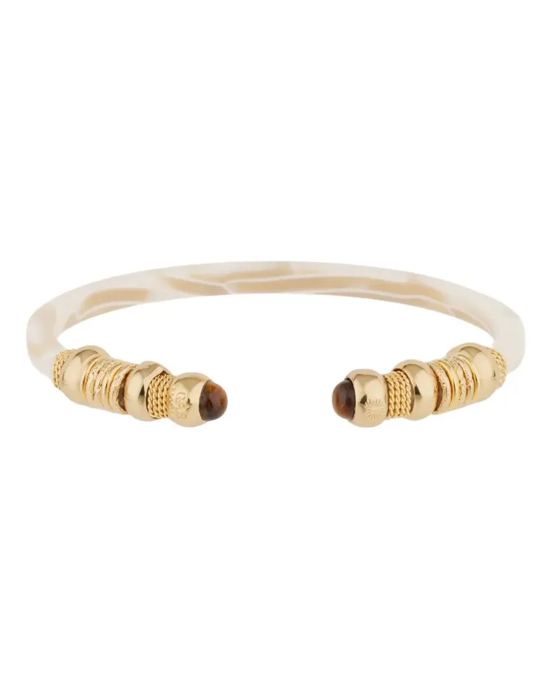 Gas Bijoux Sari beaded detail bracelet - Nude Nude