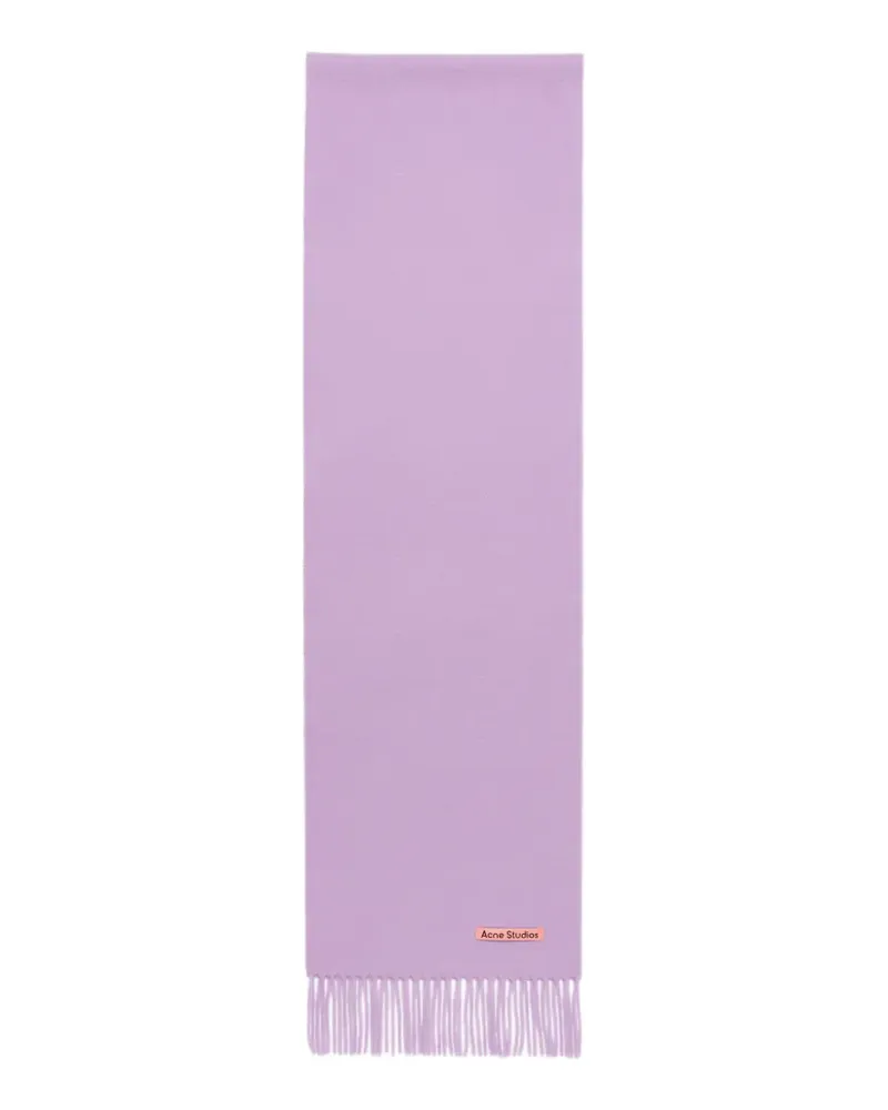 Acne Studios Schal mit Fransen - Violett Violett