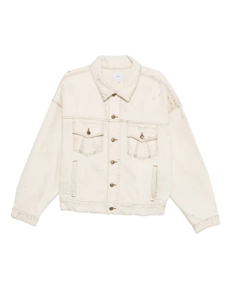 RHUDE distressed denim jacket - Nude Nude