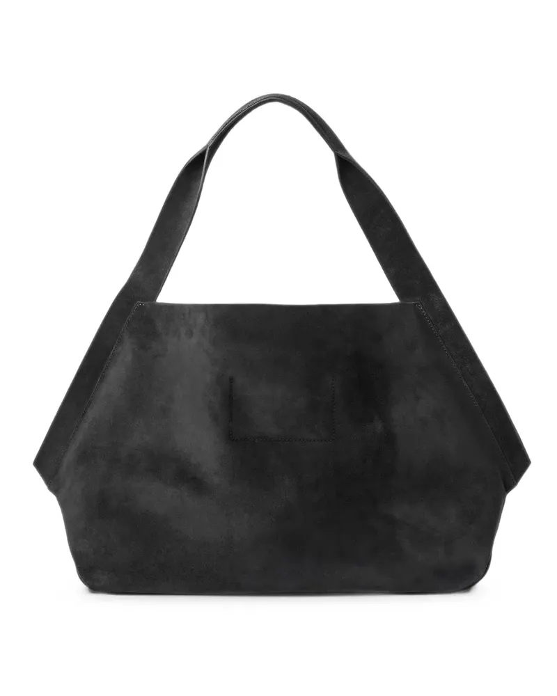 SHINOLA Derby suede shoulder bag - Schwarz Schwarz