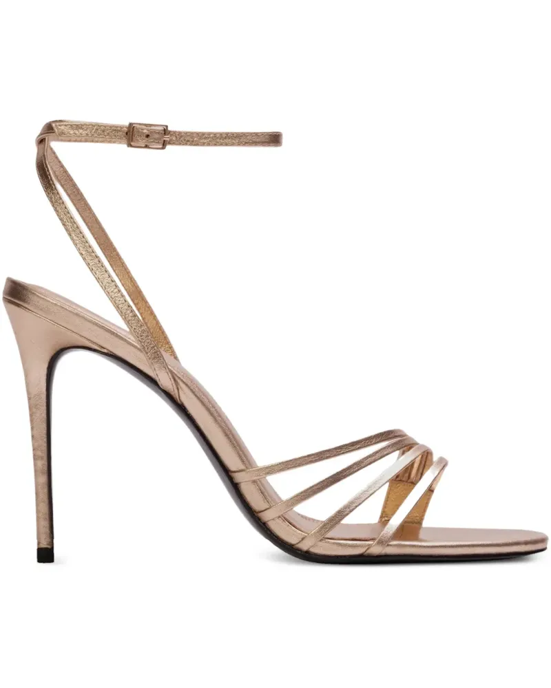 BLACK SUEDE STUDIO Ella Sandalen im Metallic-Look - Gold Gold