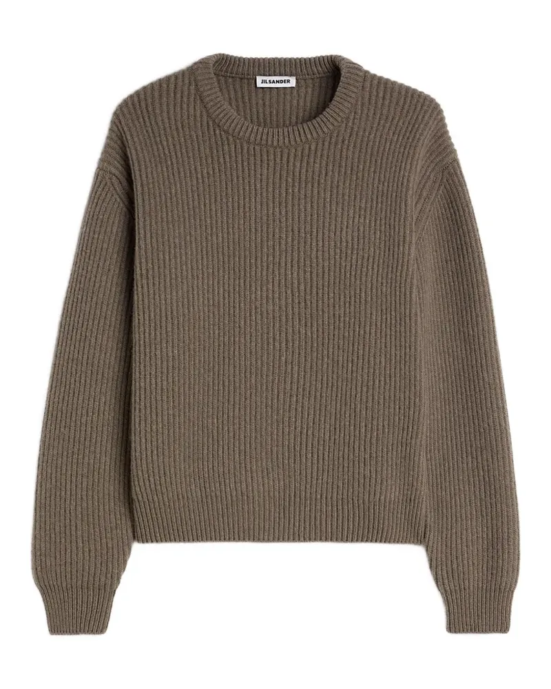 Jil Sander Gerippter Pullover - Braun Braun