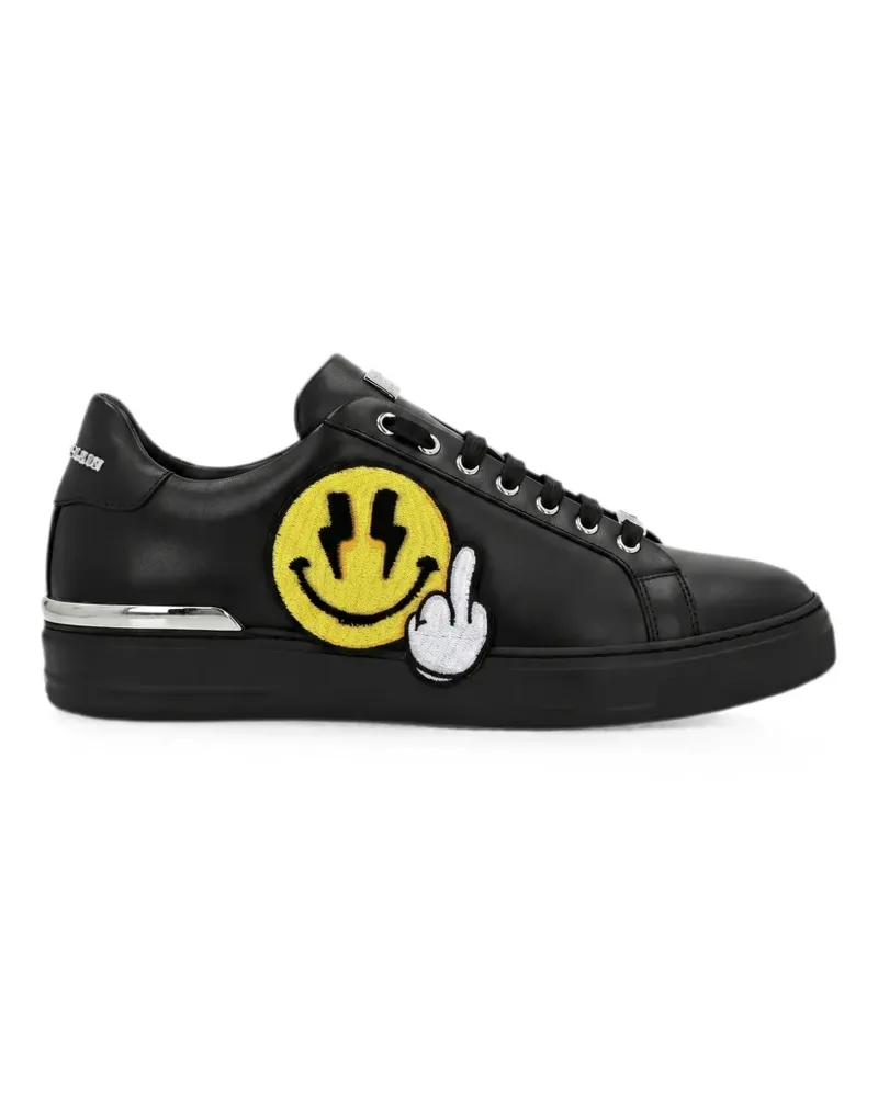 Philipp Plein Plein Smile patch sneakers - Schwarz Schwarz