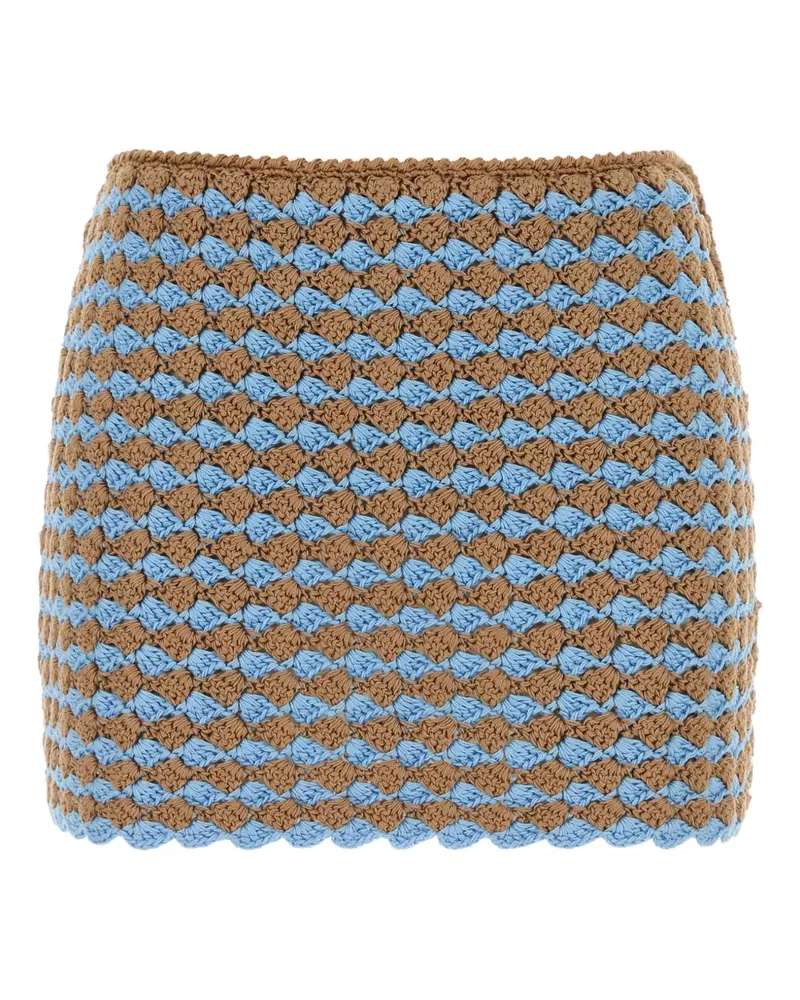 Prada Gehäkelter Rock - Braun Braun