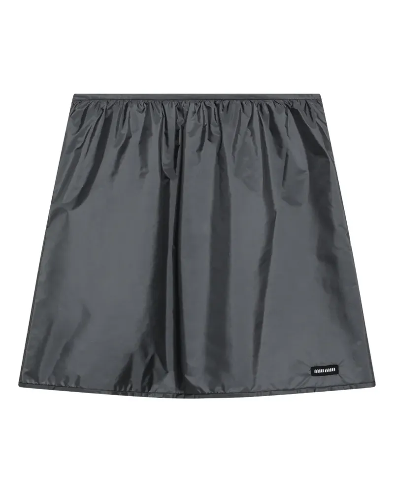 Miu Miu Rock aus Funktionsstoff - Grau Grau