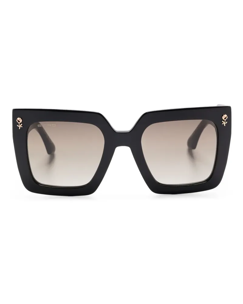 Etro Sonnenbrille mit eckigem Gestell - Braun Braun