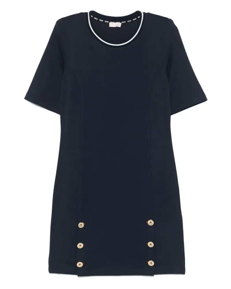 Liu Jo Jersey-Minikleid - Blau Blau