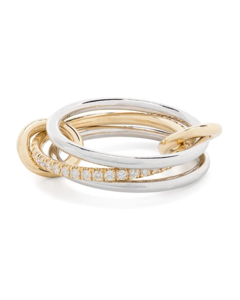 Spinelli Kilcollin 18kt Sonny Weißgoldring mit Diamanten - Silber Silber