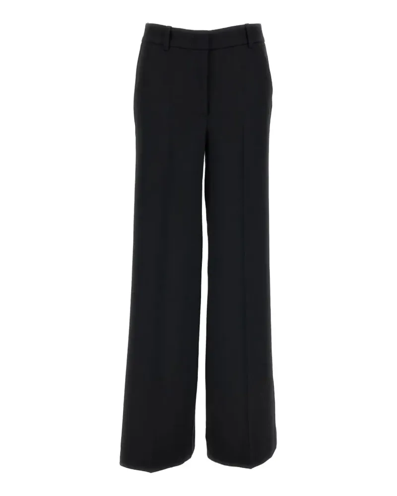P.A.R.O.S.H. P.A.R.O H. wide-leg high-waisted trousers - Schwarz Schwarz