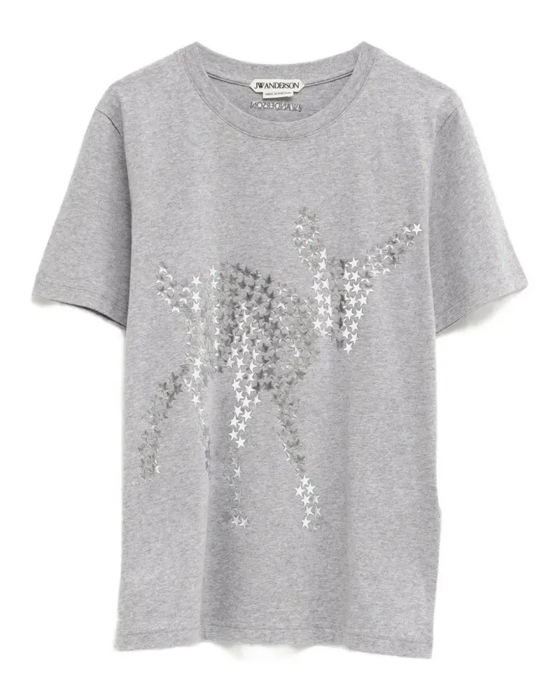 J.W.Anderson star-motif T-shirt - Grau Grau