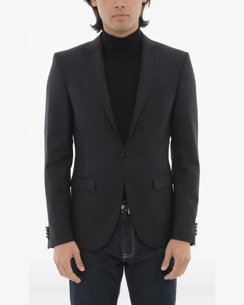 Corneliani single-breasted blazer - Blau Blau