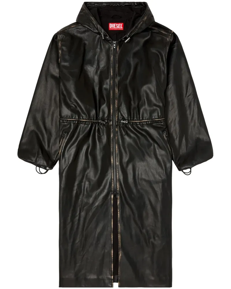 Diesel G-Lary Mantel - Schwarz Schwarz