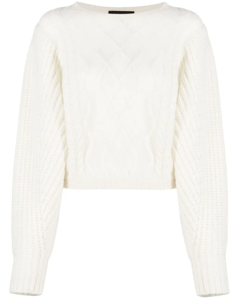 Fabiana Filippi Klassischer Pullover - Weiß Weiß