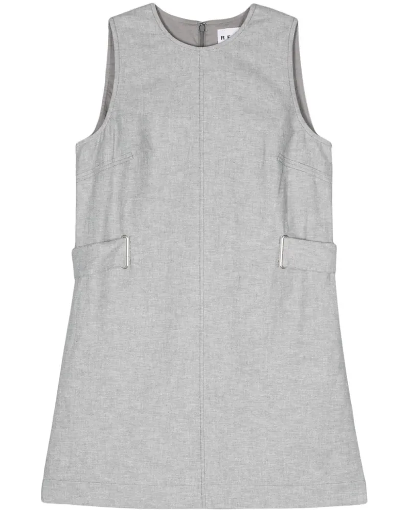 REMAIN Kleid mit Riemen - Grau Grau