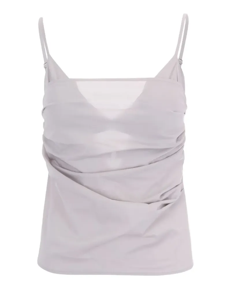 Patrizia Pepe zip-up top - Grau Grau